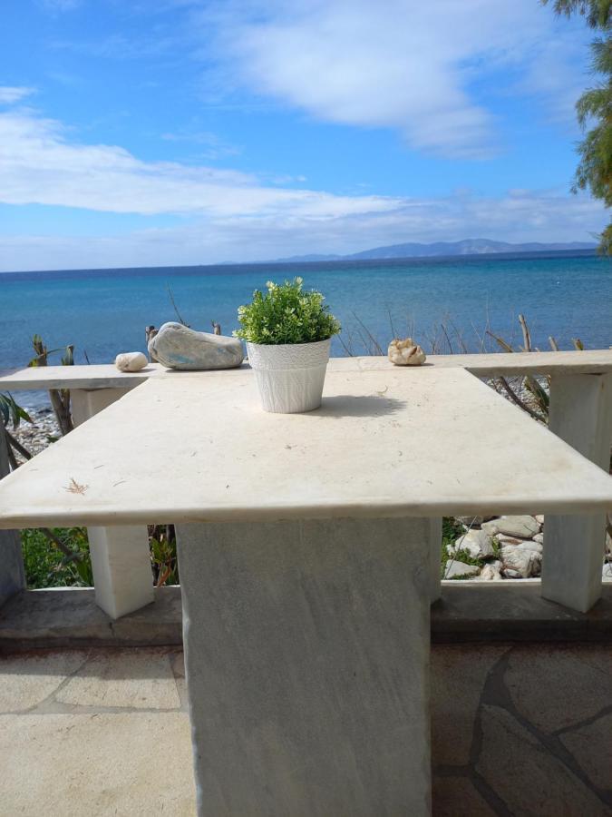 "Sea Front" Rose'S House Villa Kardhiani Exterior photo